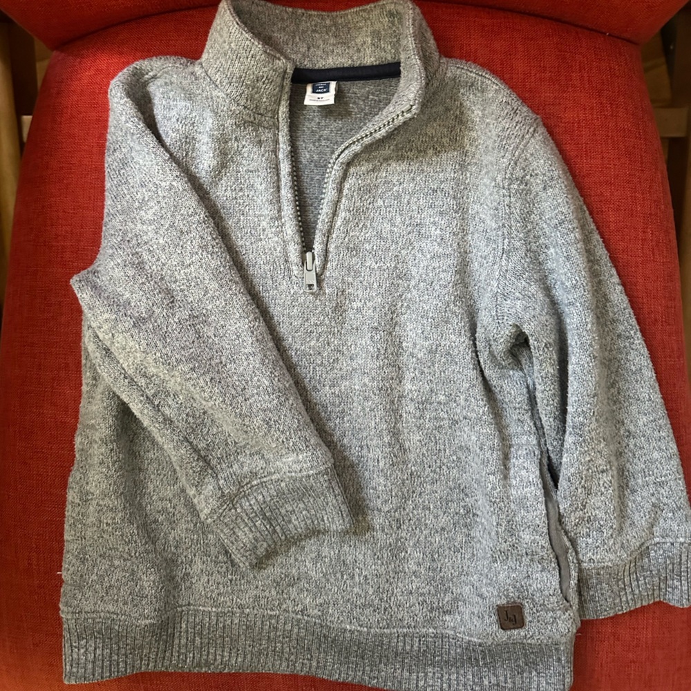 Janie and Jack quarter zip pullover